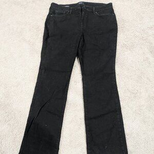 NYDJ Marilyn Straight Black Size 14P